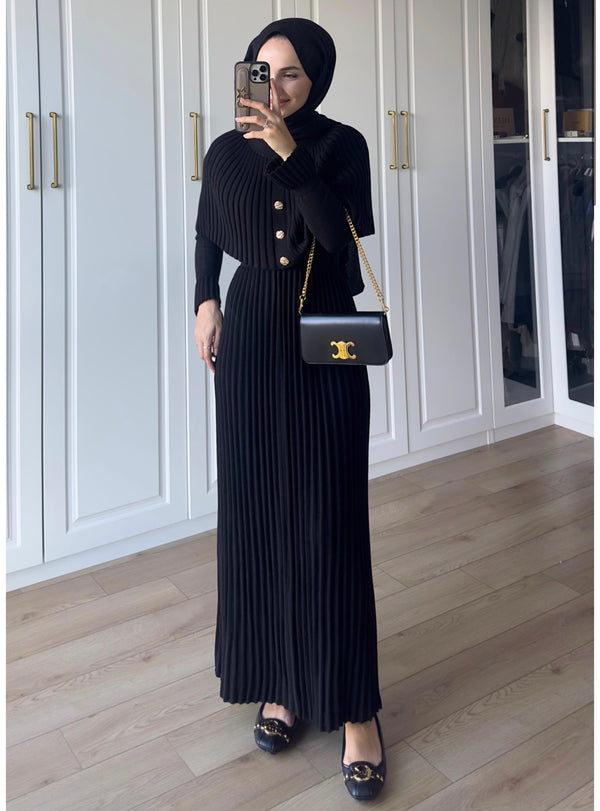 فستان تريكو محبوك