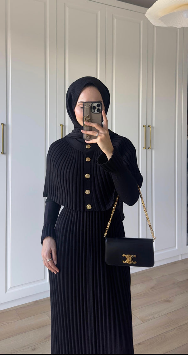 فستان تريكو محبوك