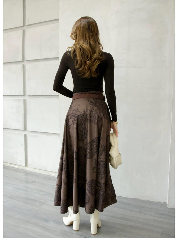 تنوره جلد nubuk مزخرفة