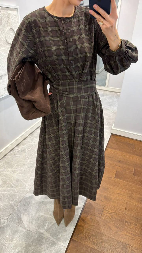 فستان كاروهات