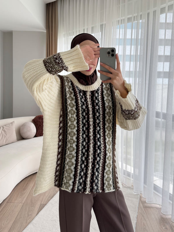 بلوز مزخرفة ترنزي