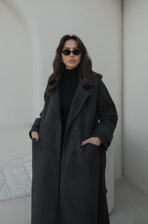 معطف Aurélia – جوخ ناعم أوفر سايز