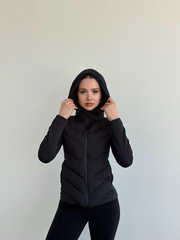 جاكيت Range Vibe بقبعة (هودي)