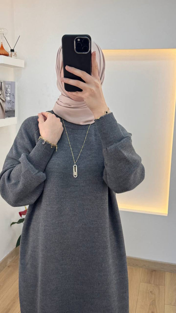 فستان تريكو ساده