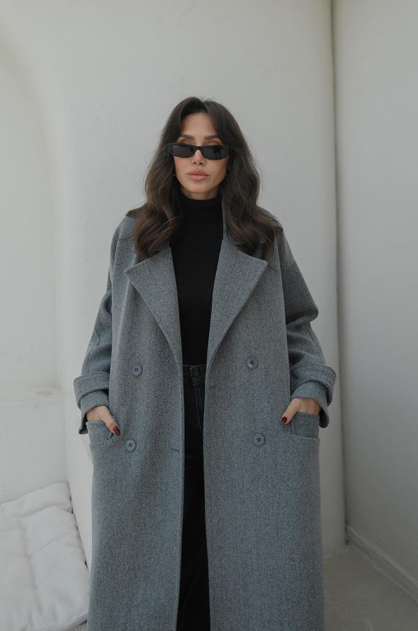 معطف Aurélia – جوخ ناعم أوفر سايز