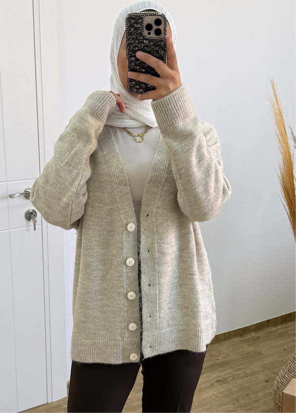 جرزة محبوكه برقبة على شكل V