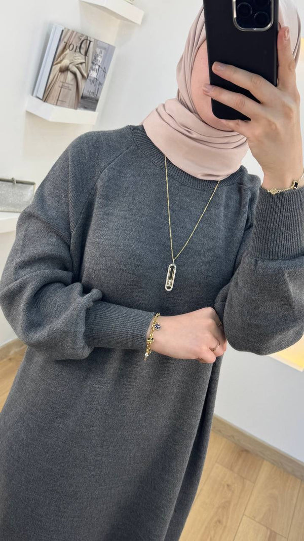 فستان تريكو ساده