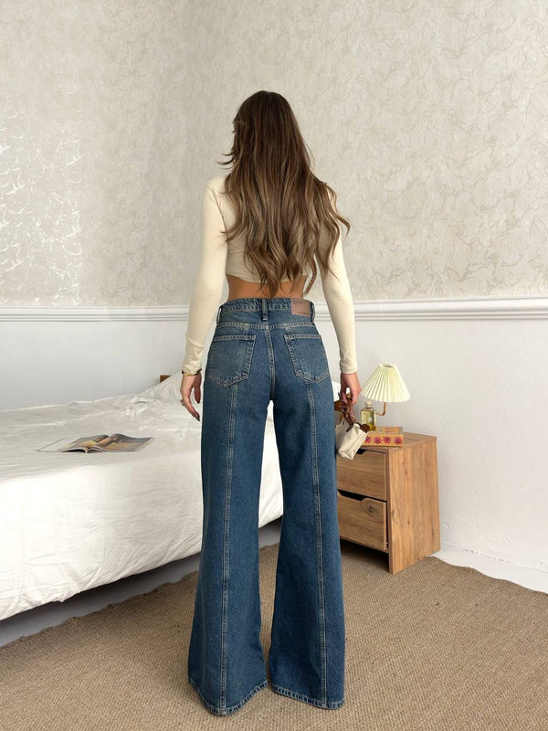 Wid Leg Jeans /Dark Blue