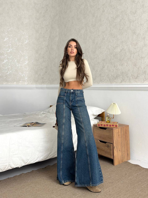 Wid Leg Jeans /Dark Blue