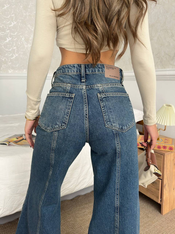 Wid Leg Jeans /Dark Blue