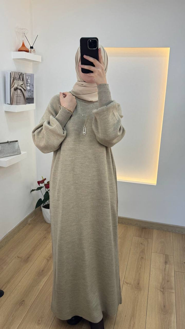 فستان تريكو ساده