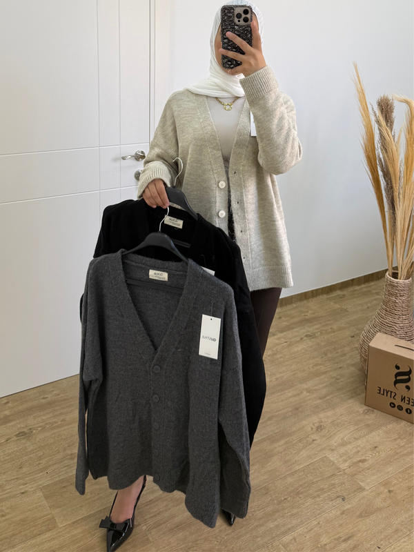 جرزة محبوكه برقبة على شكل V