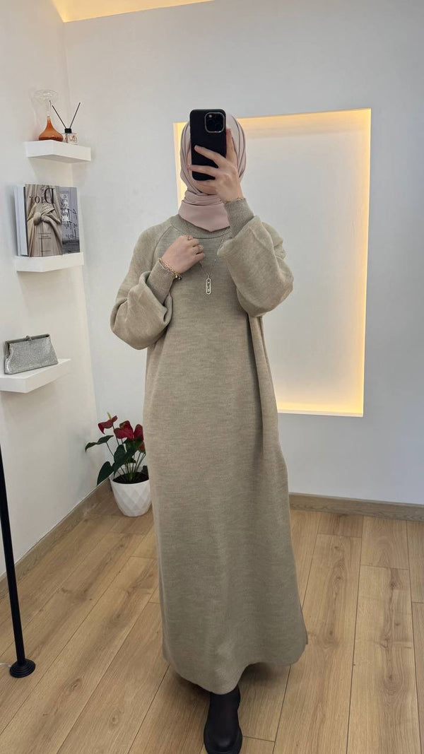 فستان تريكو ساده