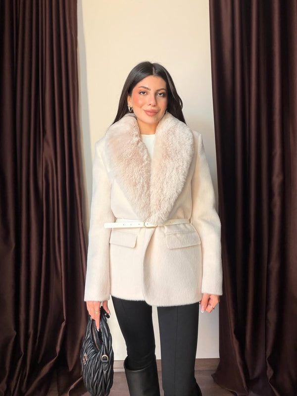 جكيت رسمي جوخ - قبة فرو