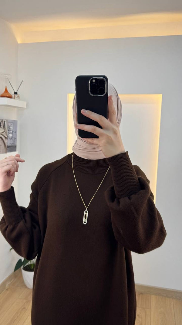 فستان تريكو ساده