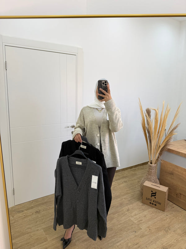 جرزة محبوكه برقبة على شكل V