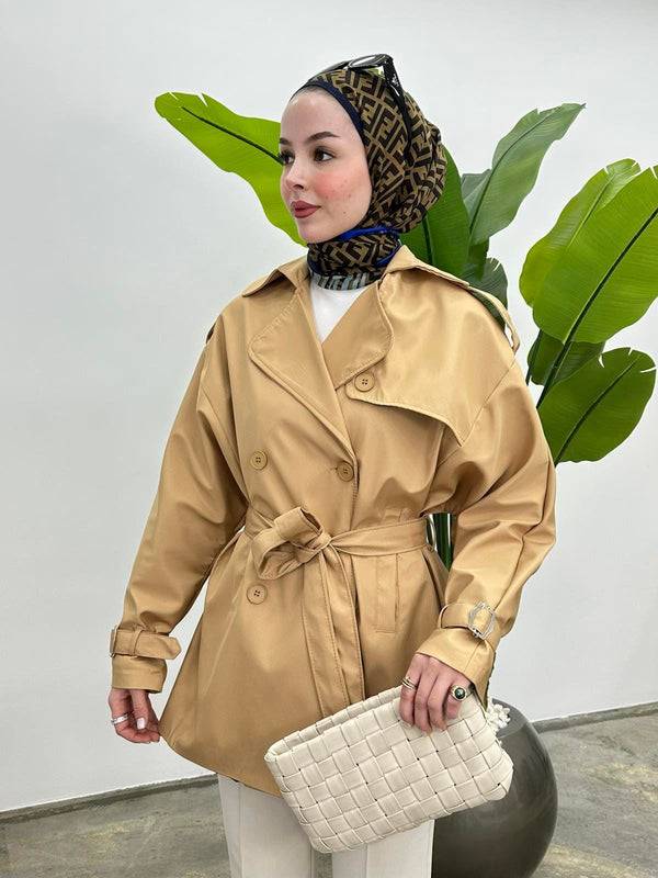 ترانشكوت صيفي اوفر سايز