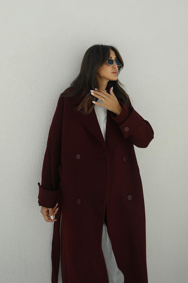 معطف Aurélia – جوخ ناعم أوفر سايز