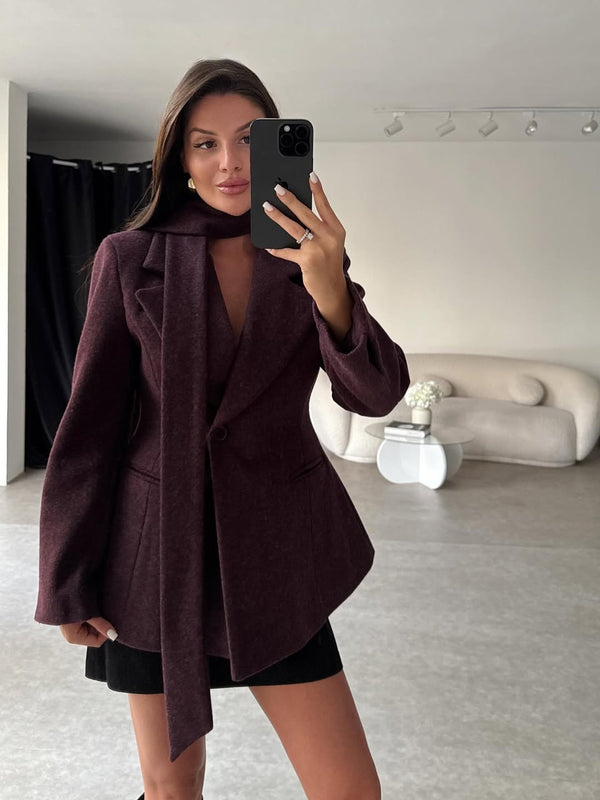 جكيت جوخ مع وشاح