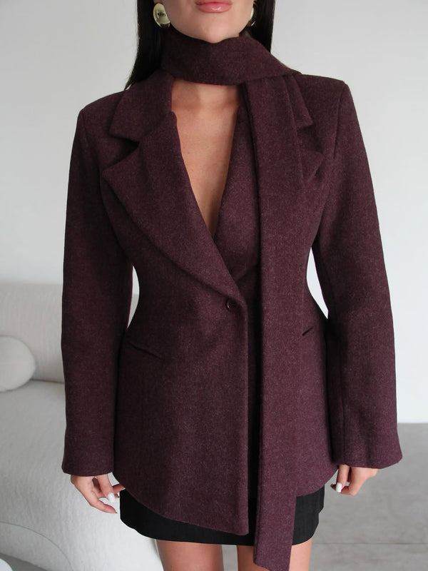 جكيت جوخ مع وشاح