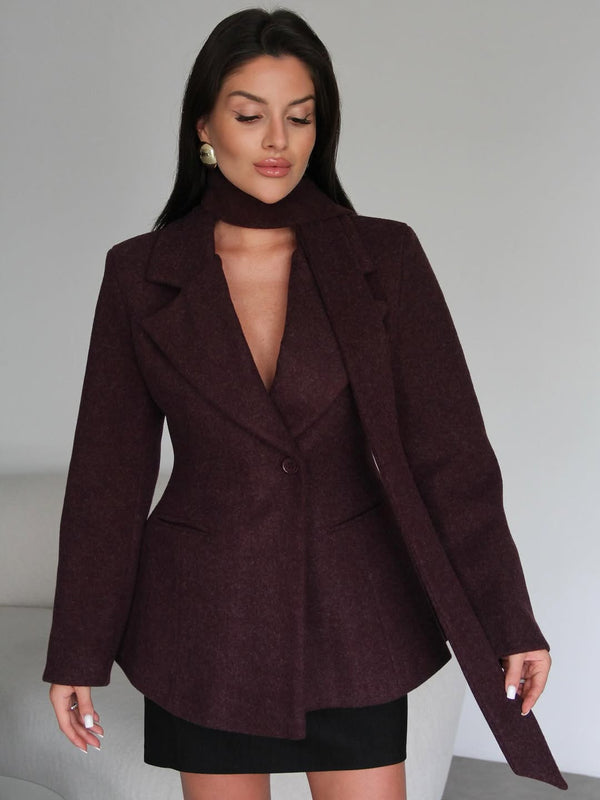 جكيت جوخ مع وشاح