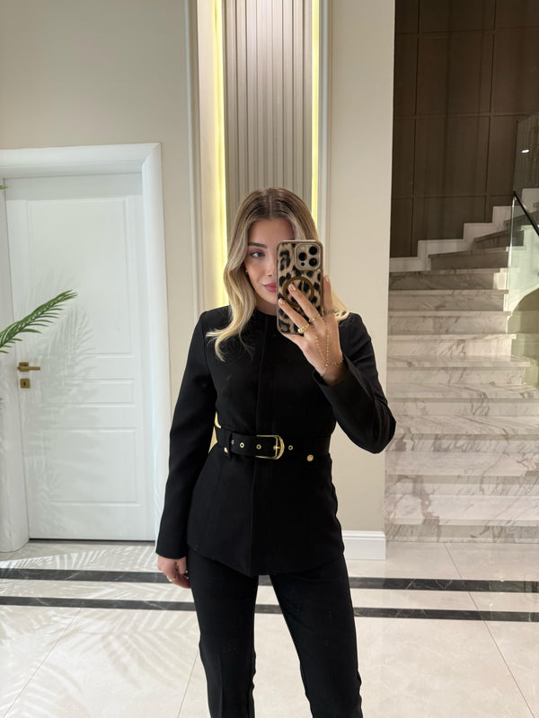 طقم رسمي اليجانت - اسود