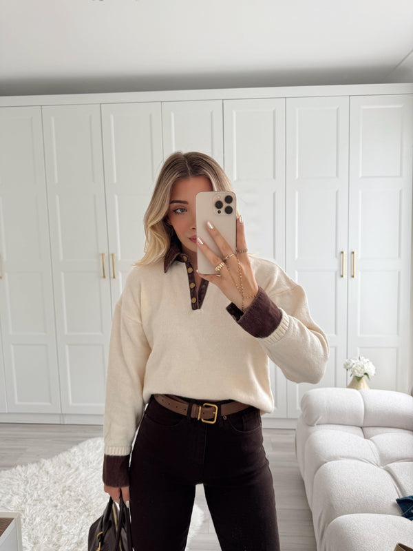 بلوزة بولو قطن