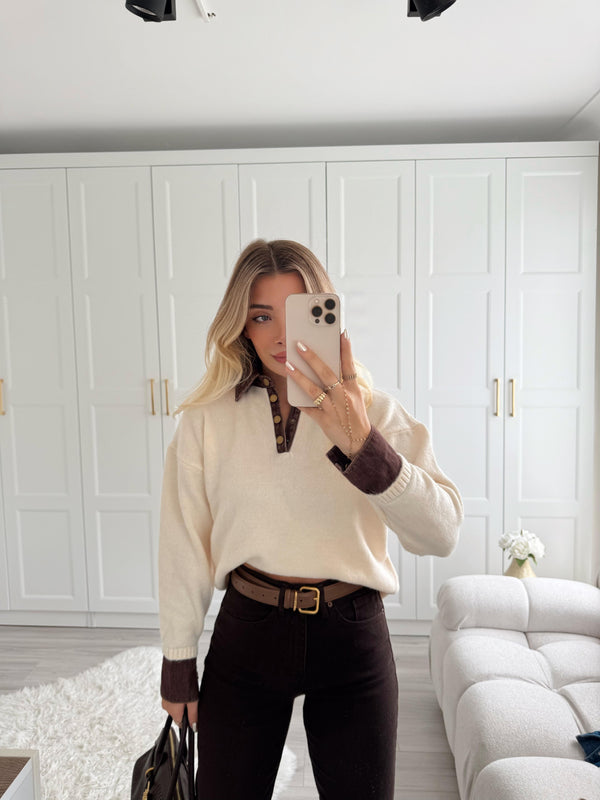 بلوزة بولو قطن