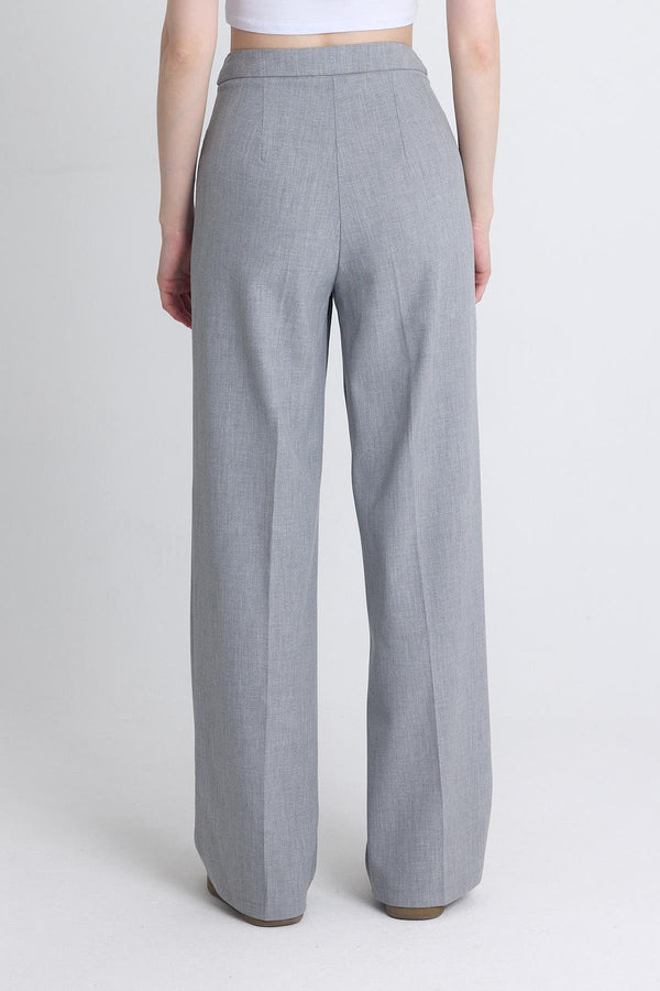 بنطلون قماش عريض