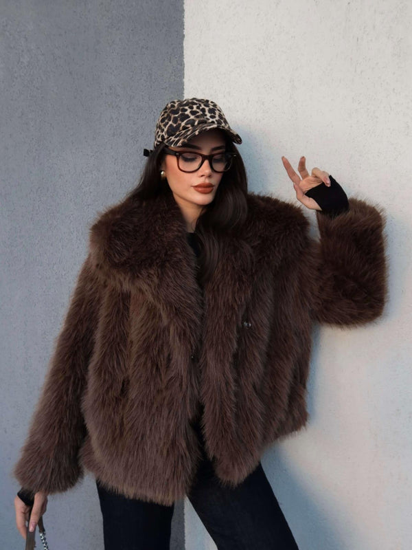 جاكيت فرو قصير