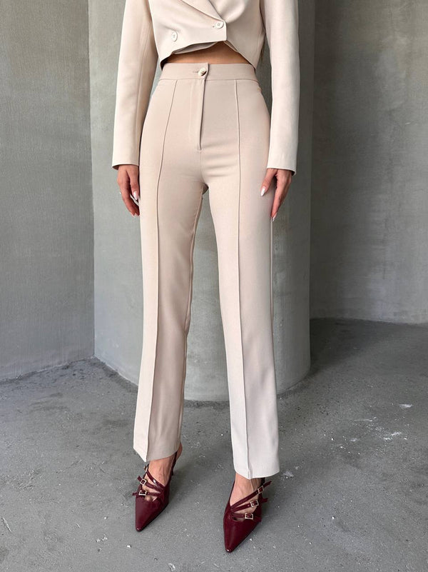 بنطلون فل لايكرا - Sateen style