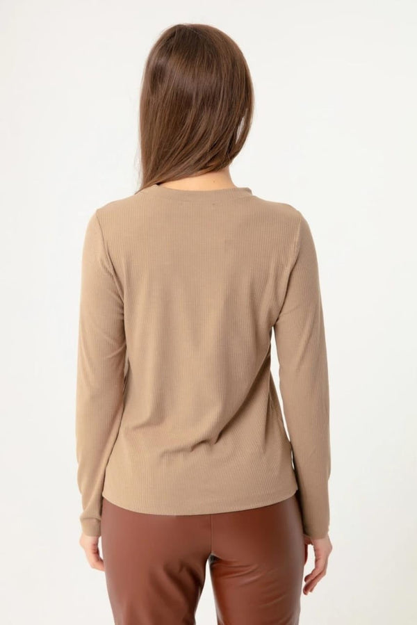 بودي محبوك قبه دائرية - Sateen style