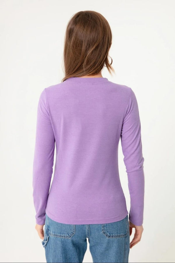 بودي محبوك قبه دائرية - Sateen style