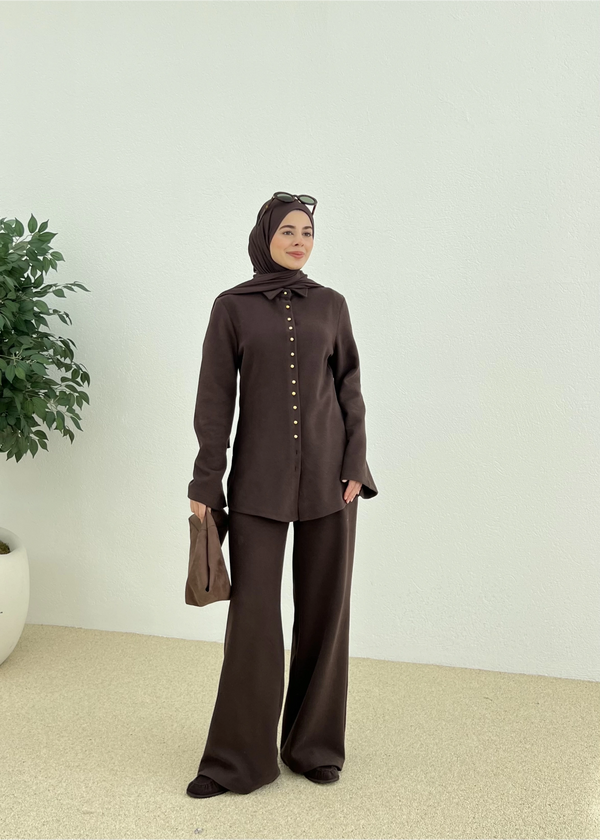 طقم قطعتين ازرار ذهبية