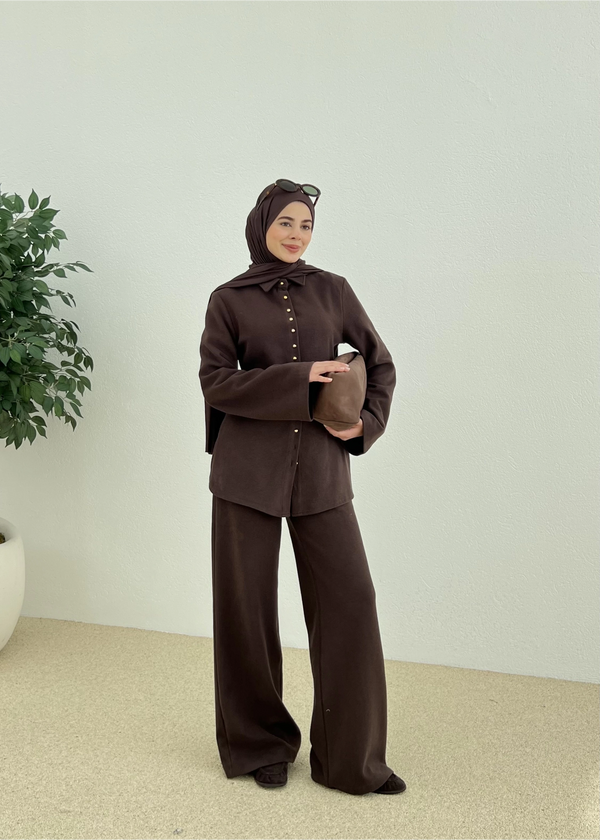 طقم قطعتين ازرار ذهبية