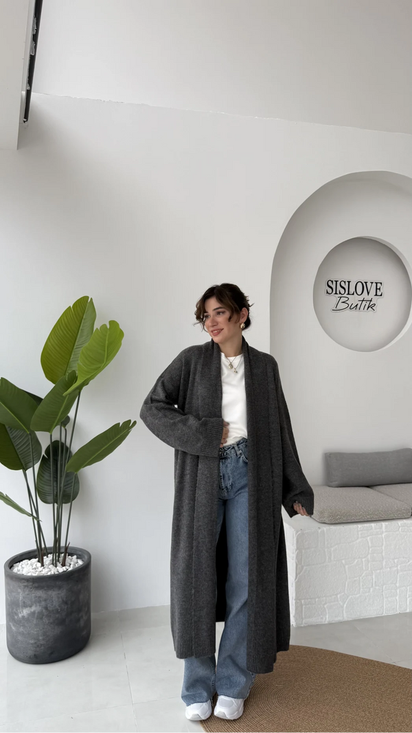 كارديغان مانون التريكو الطويل