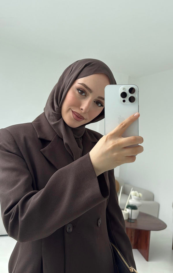 جكيت مخصر بني