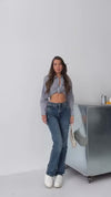 Mid Straight Jeans /Dark Blue