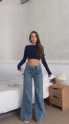 Wid Leg Jeans /light Blue