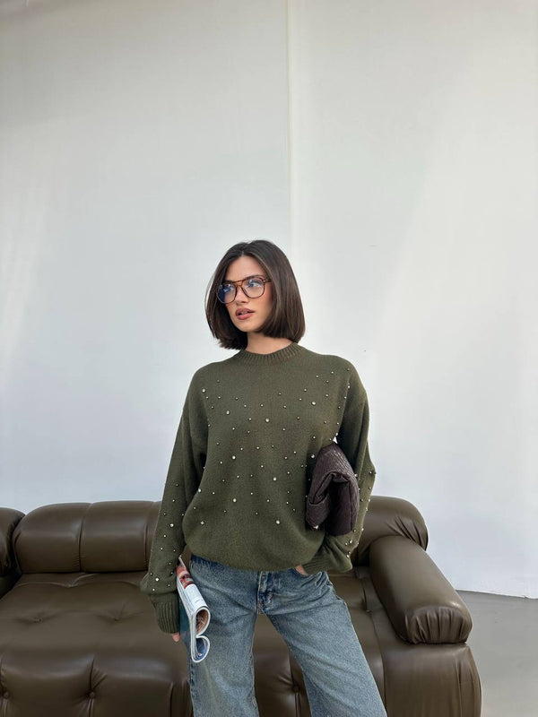 بلوزة مرصعة