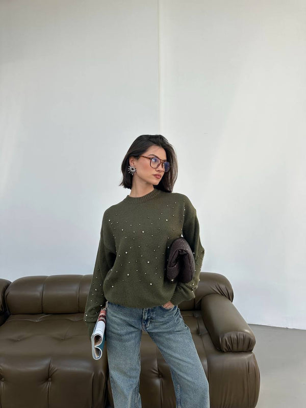 بلوزة مرصعة