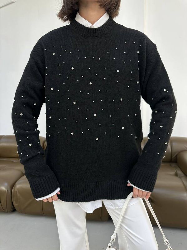 بلوزة مرصعة