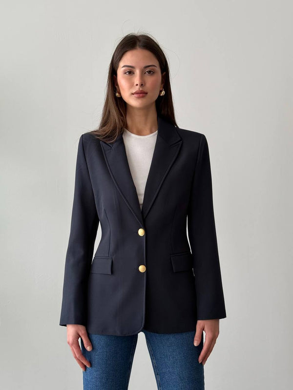 جكيت رسمي كحلي اليجانت