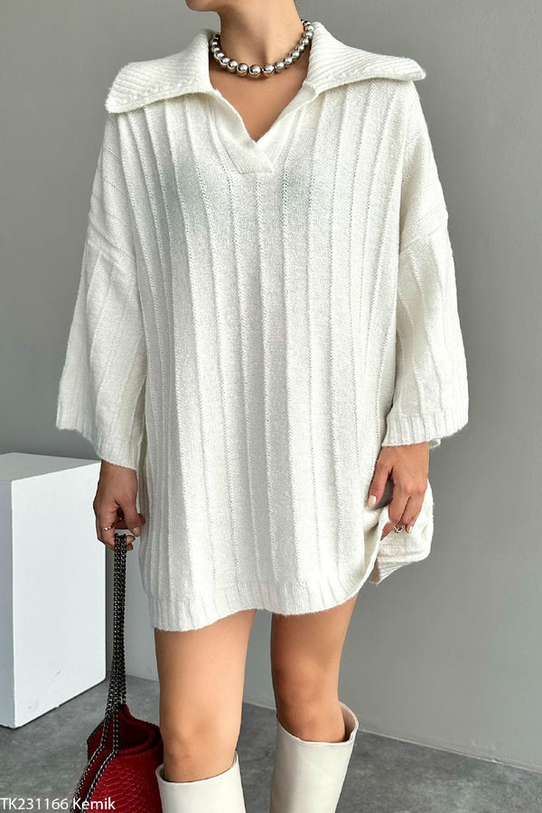 بلوز مقاس موحد مضلعة قبة بولو