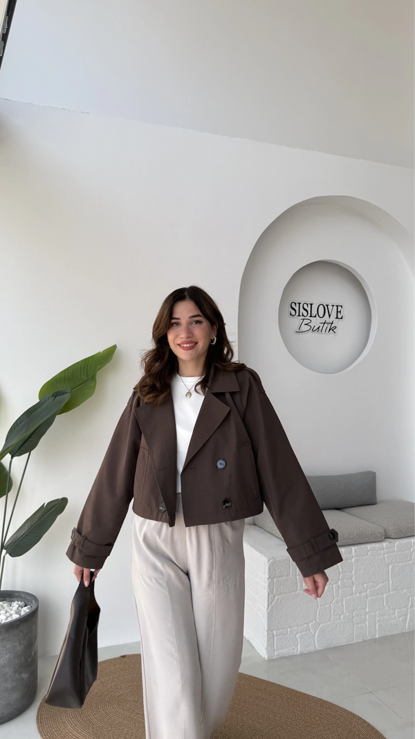 ترانشكوت قصير ترندي