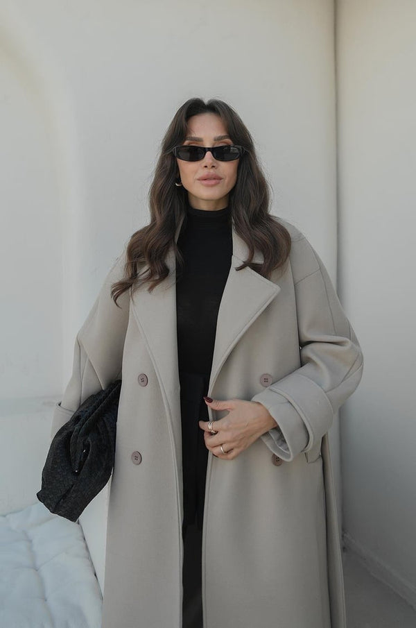 معطف Aurélia – جوخ ناعم أوفر سايز