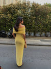 فستان سهرة خريفي