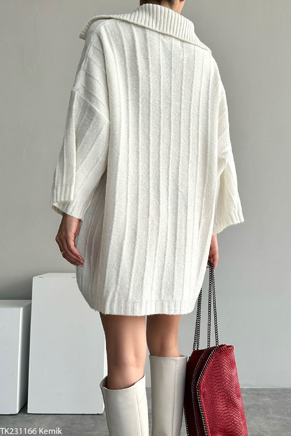 بلوز مقاس موحد مضلعة قبة بولو