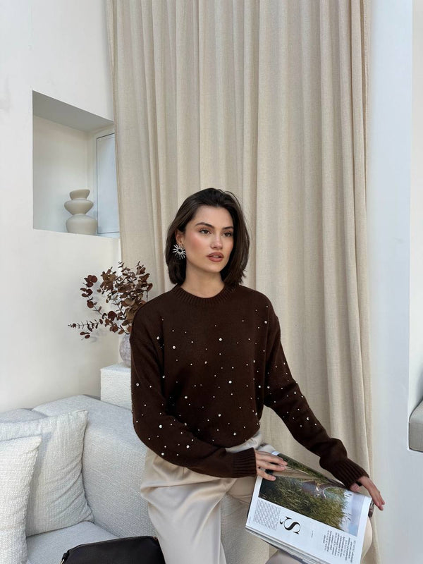 بلوزة مرصعة