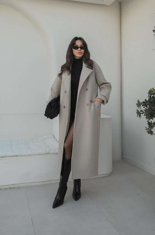 معطف Aurélia – جوخ ناعم أوفر سايز